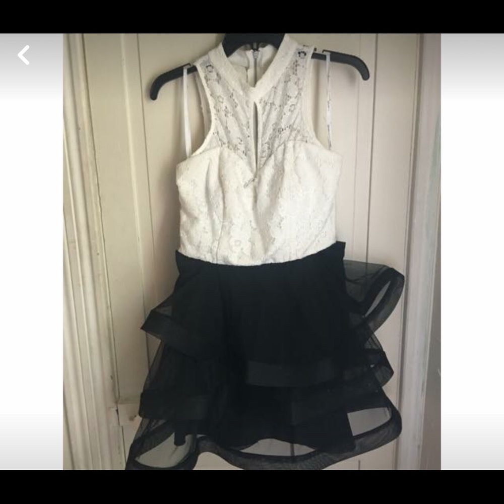 Black and white two piece